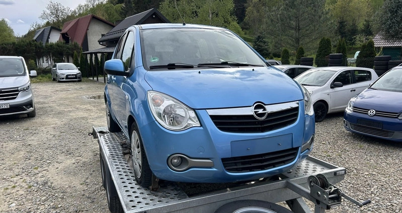 Opel Agila cena 14900 przebieg: 107000, rok produkcji 2009 z Tyczyn małe 121